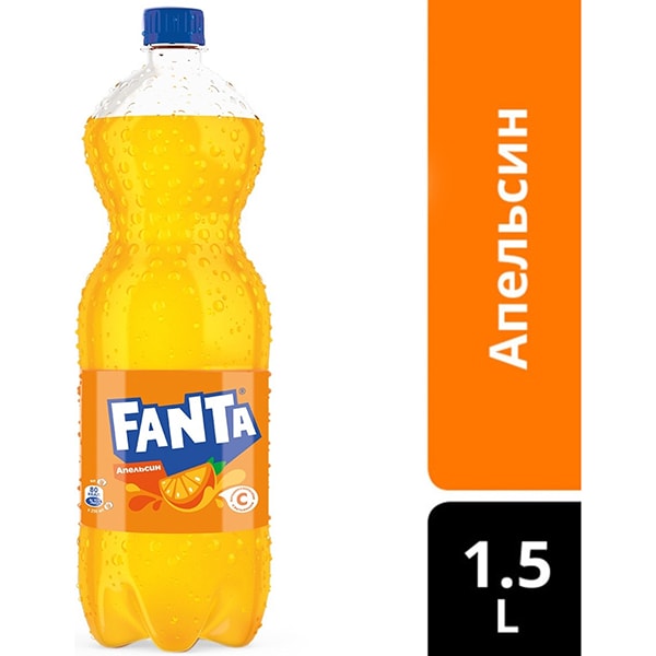 Fanta Фанта апельсин 1,5 л.